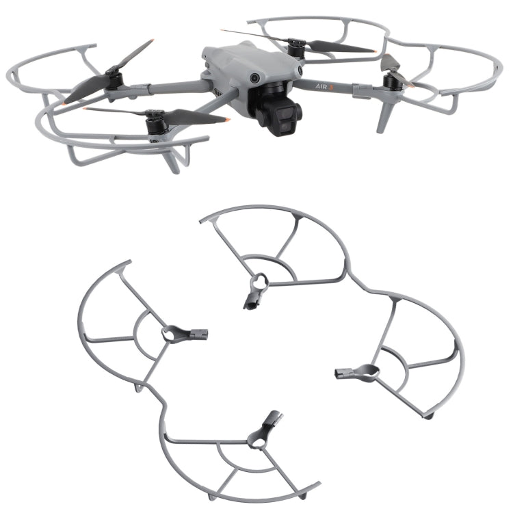 For DJI Air 3S / 3 Sunnylife Propellers Guard Protector Integrated Shielding Rings Quick Release Anti-Collision Props Safe Ring For DJI Air 3S / 3 Sunnylife Propellers Guard Protector Integrated Shielding Rings Quick Release Anti-Collision Props Safe Ring